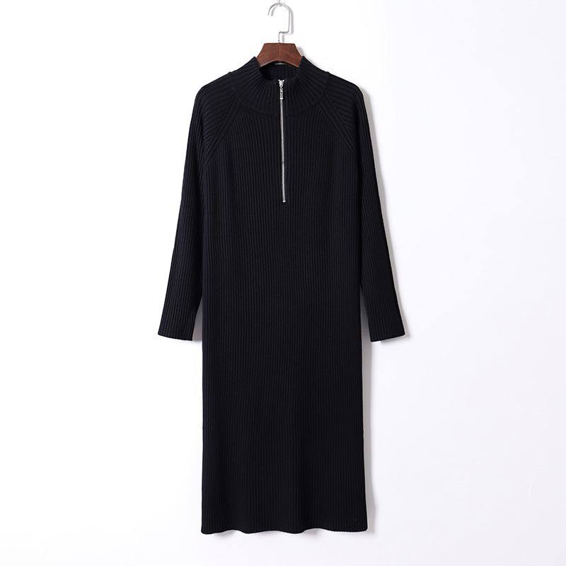 2021 New Zipper Long Knit Women Straight Maxi Autumn Winter Thick Warm Female Sweater Dress Rib Turtleneck Pullover Dresses Ge7h, Blue
2021 New Zipper Long Knit Women Straight Maxi Autumn Winter Thick Warm Female Sweater Dress Rib Turtleneck Pullover Dresses Ge7h, Blue