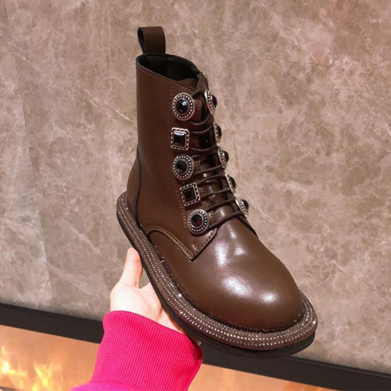 Women's Ankle Boots Woman Shoes Autumn Motorcycle Boots Female Flats Casual Shoes1, Beige
