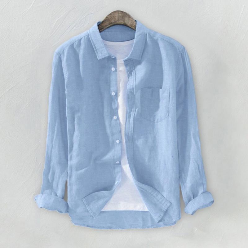 2020 Plus Size Men's Baggy Solid Cotton Linen Long Sleeve Button Pocket Shirts M-3xl Summer Camisa Masculina Camisas Hombre, Blue
2020 Plus Size Men's Baggy Solid Cotton Linen Long Sleeve Button Pocket Shirts M-3xl Summer Camisa Masculina Camisas Hombre, Blue