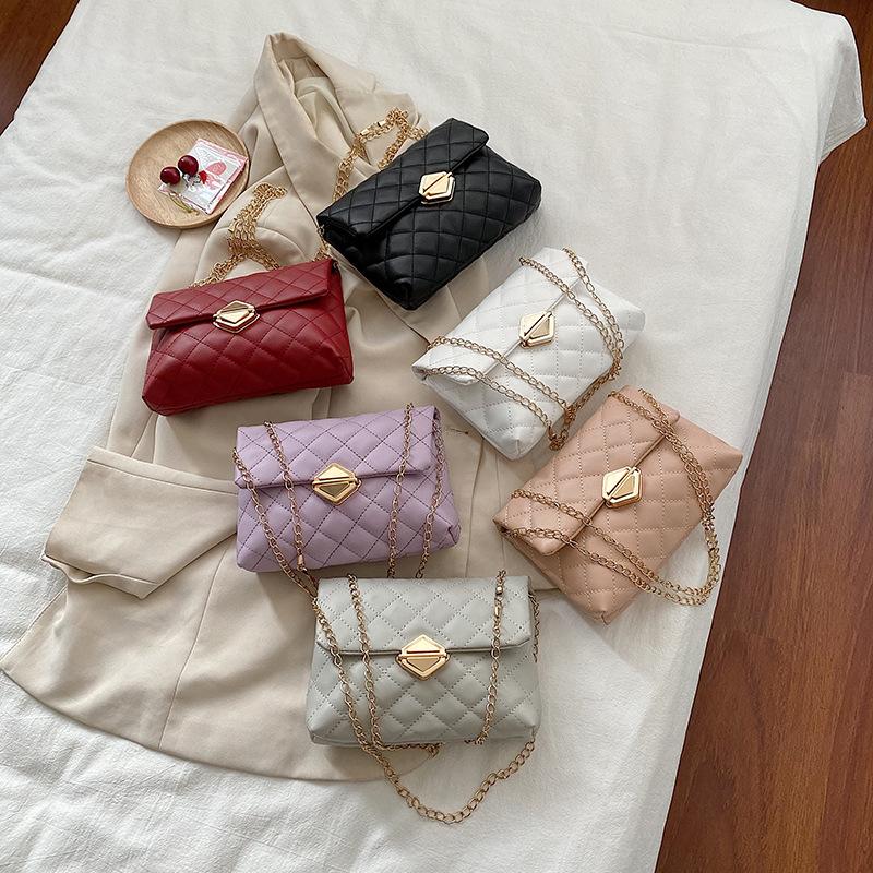 Women's bag 2021 Lingge chain small square bag single shoulder slung women's mobile phone zero wallet
Women's bag 2021 Lingge chain small square bag single shoulder slung women's mobile phone zero wallet