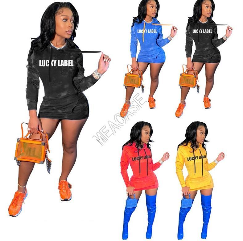 Lucky Label Women Hoodies Dress Hooded Sweaters Letters Print Winter Dress Outdoor Casual Long Sleeve Overall Dresses With Pockets, Black
Lucky Label Women Hoodies Dress Hooded Sweaters Letters Print Winter Dress Outdoor Casual Long Sleeve Overall Dresses With Pockets, Black