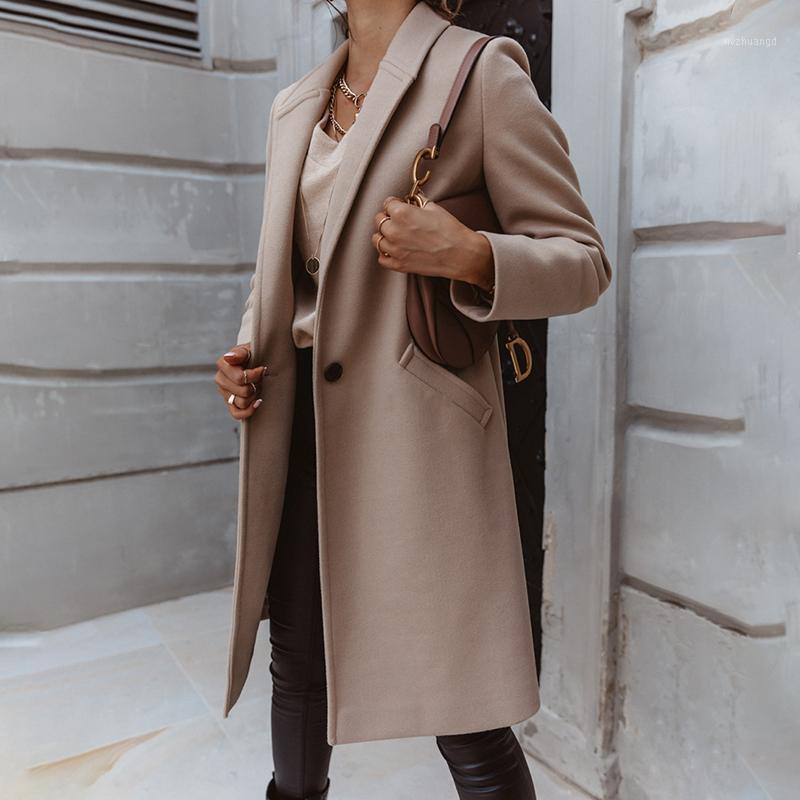 Women' Wool & Blends Winter Elegant Women Coat Light Tan Office Lady Overcoat Plus Size Long Sleeve Windproof Fashion Windbreaker 20211, Beige
Women' Wool & Blends Winter Elegant Women Coat Light Tan Office Lady Overcoat Plus Size Long Sleeve Windproof Fashion Windbreaker 20211, Beige