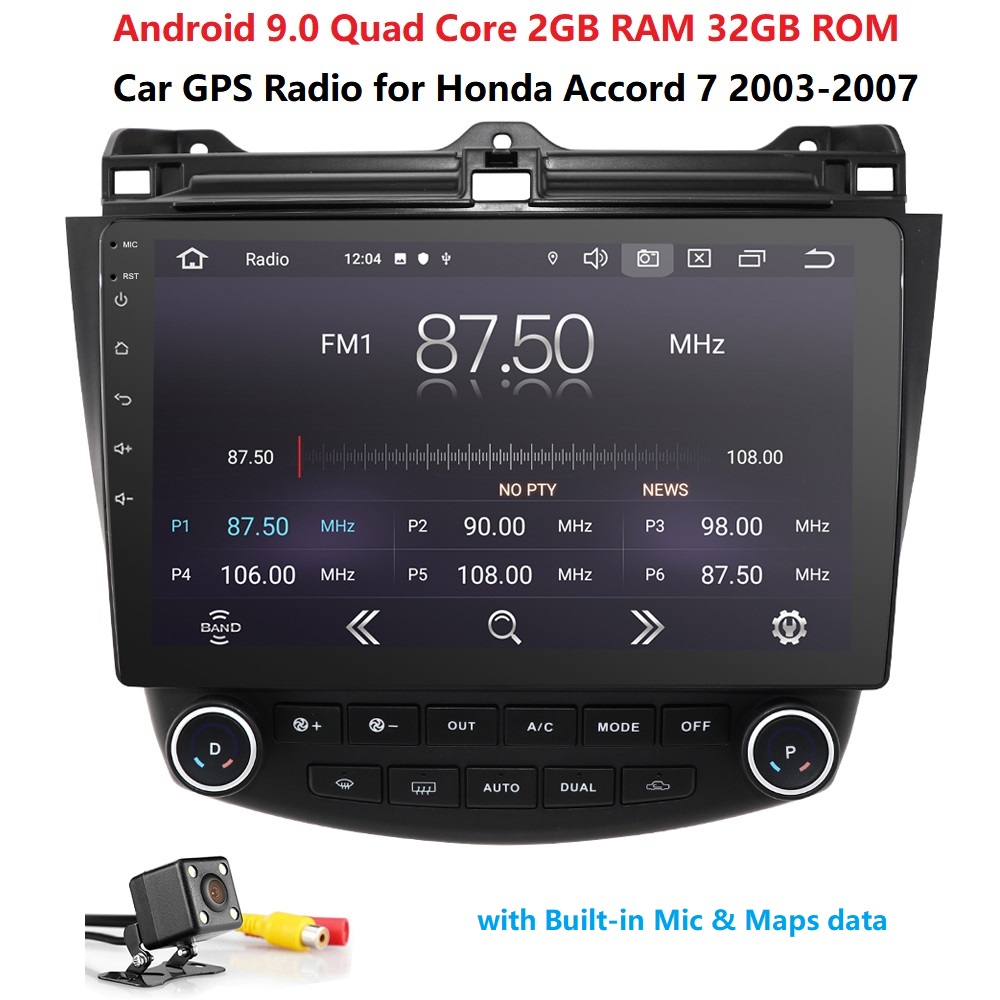 Ossuret 10.1Android 9.0 Car radio GPS Navigation for Honda ACCORD 7 2003-2007 Multimedia DVR SWC FM CAM-IN BT USB DAB DTV OBD PC
Ossuret 10.1Android 9.0 Car radio GPS Navigation for Honda ACCORD 7 2003-2007 Multimedia DVR SWC FM CAM-IN BT USB DAB DTV OBD PC