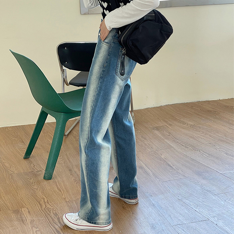 2021 New Spring Autumn Korean style loosed casual jeans waist gradient for women in straight line long pants (f9018) V57P, Same pictures
2021 New Spring Autumn Korean style loosed casual jeans waist gradient for women in straight line long pants (f9018) V57P, Same pictures