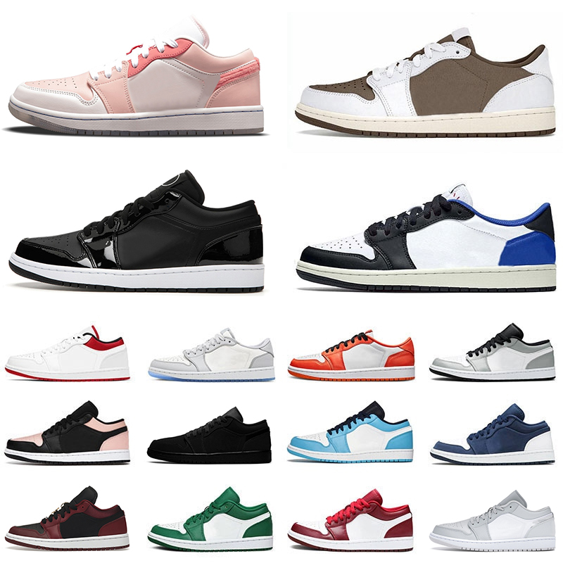 Jumpman 1 Basketball Shoes Low Reverse Mocha Men Women Designer Mighty Swooshers Pink Carbon Fiber 1s Sports Sneakers Unc Fragment UNC Grey Black Trainers Big Size 12, 36-45 low noble red 
Jumpman 1 Basketball Shoes Low Reverse Mocha Men Women Designer Mighty Swooshers Pink Carbon Fiber 1s Sports Sneakers Unc Fragment UNC Grey Black Trainers Big Size 12, 36-45 low noble red