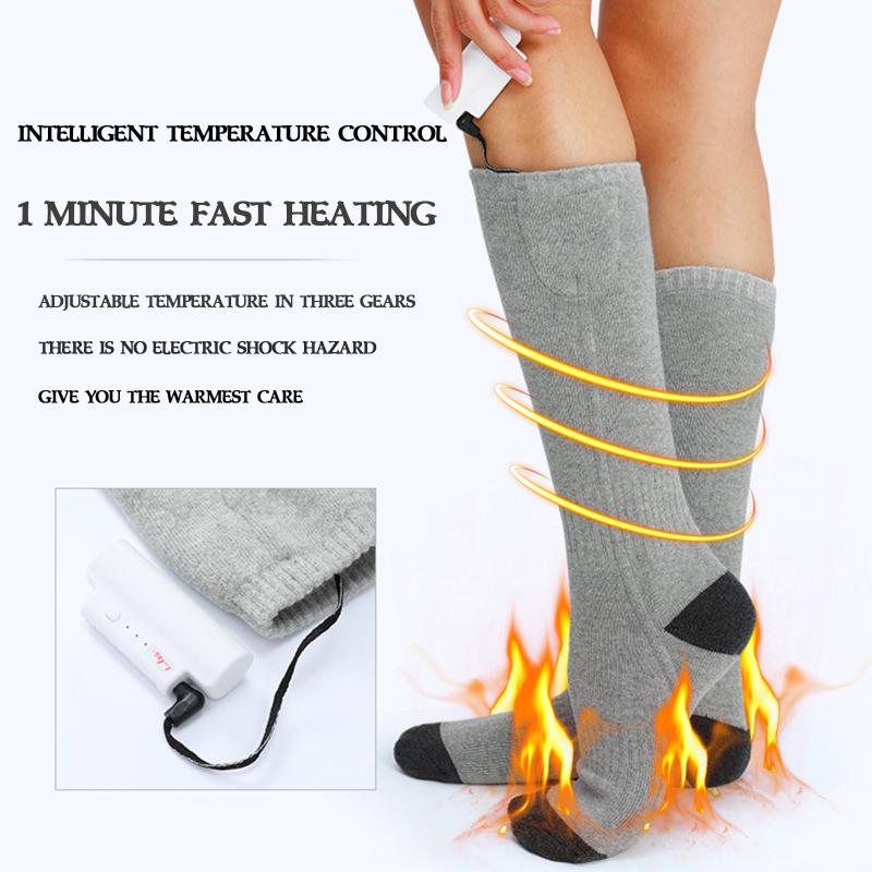 2020 High Quality Smart Heating Socks Unisex Thickened Breathable Winter 3 Levels Adjustment Long Tube Electric Heated Sock, As photo
2020 High Quality Smart Heating Socks Unisex Thickened Breathable Winter 3 Levels Adjustment Long Tube Electric Heated Sock, As photo