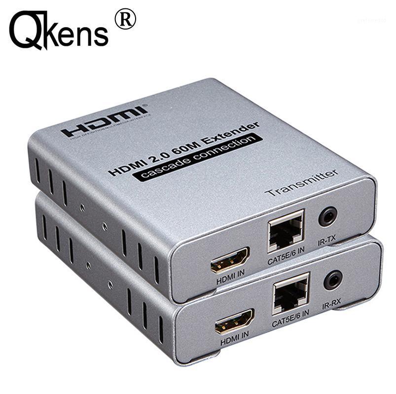 2.0 4K 60HZ 60M Extender 1080P 120M Over RJ45 Ethernet Lan CAT5e Cat6 Cable Cascade Connection Extension PC DVD TO TV1
2.0 4K 60HZ 60M Extender 1080P 120M Over RJ45 Ethernet Lan CAT5e Cat6 Cable Cascade Connection Extension PC DVD TO TV1