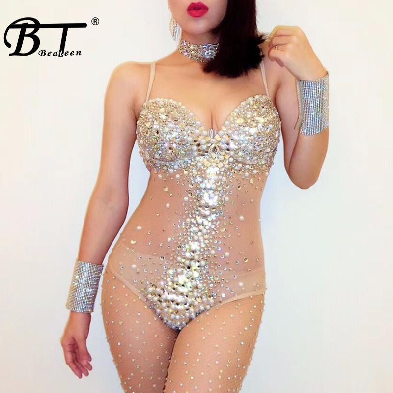 Beateen 2021 Summer Sexy Women V Neck Skinny Strap Mesh Lace Beading Diamond Bandage Bodysuits Backless Bodycon Swimsuits Women' Jumpsuits, As shown
Beateen 2021 Summer Sexy Women V Neck Skinny Strap Mesh Lace Beading Diamond Bandage Bodysuits Backless Bodycon Swimsuits Women' Jumpsuits, As shown