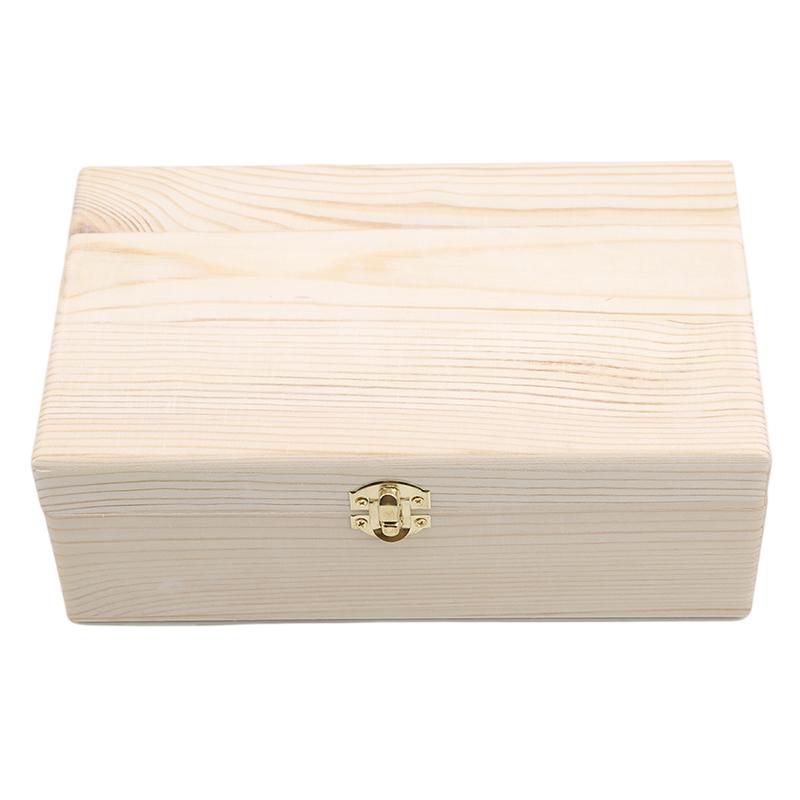 Wooden Storage Box Log Color Pine Rectangular Flip Solid Wood Gift Box Handmade Craft Jewelry Case, As picture
Wooden Storage Box Log Color Pine Rectangular Flip Solid Wood Gift Box Handmade Craft Jewelry Case, As picture