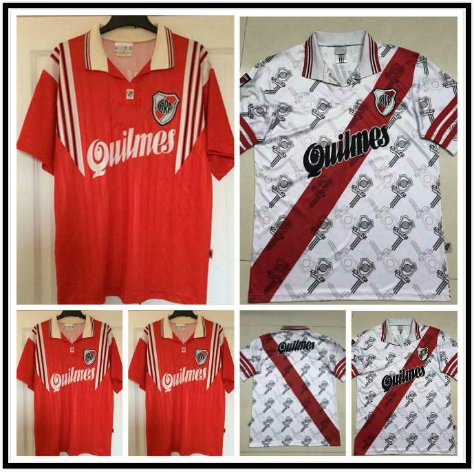 Top Retro t shirts 1995 1996 River Plate soccer jerseys Retro 95 96 football shirt S-2XL, Black;yellow
Top Retro t shirts 1995 1996 River Plate soccer jerseys Retro 95 96 football shirt S-2XL, Black;yellow