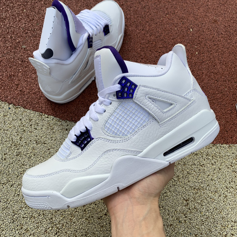 Jumpman 4 Retro Metallic Purple with WHITE Basketball Shoes METALLIC SILVER COURT PURP chaussures pour hommes CT8527-115 36-48, Pay for extra lace
Jumpman 4 Retro Metallic Purple with WHITE Basketball Shoes METALLIC SILVER COURT PURP chaussures pour hommes CT8527-115 36-48, Pay for extra lace