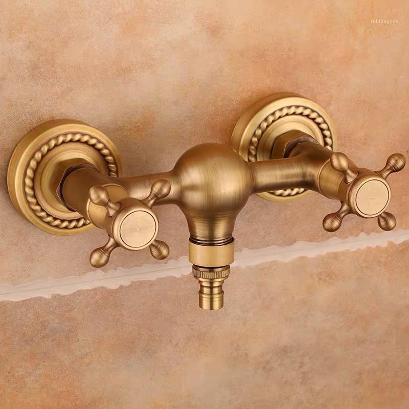 Carved Brass/copper Retro bathroom faucets double handle wall mounted Outdoor Garden Faucet Washing Machine tap/faucet1
Carved Brass/copper Retro bathroom faucets double handle wall mounted Outdoor Garden Faucet Washing Machine tap/faucet1