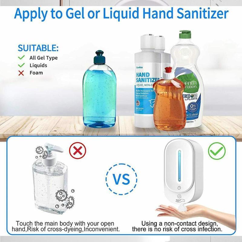 Non-Contact Automatic Hand Sanitizer Dispenser Wall Soap For 350Ml Dispenser / Gel Soap Mounted L1M9
Non-Contact Automatic Hand Sanitizer Dispenser Wall Soap For 350Ml Dispenser / Gel Soap Mounted L1M9