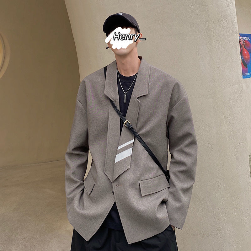 2021 New Men's Oversize Jacket Casual Fashion Woman Coat Man Korean Streetwear Harajuku Long Sleeve Suit Clothing Q1th, Black
2021 New Men's Oversize Jacket Casual Fashion Woman Coat Man Korean Streetwear Harajuku Long Sleeve Suit Clothing Q1th, Black