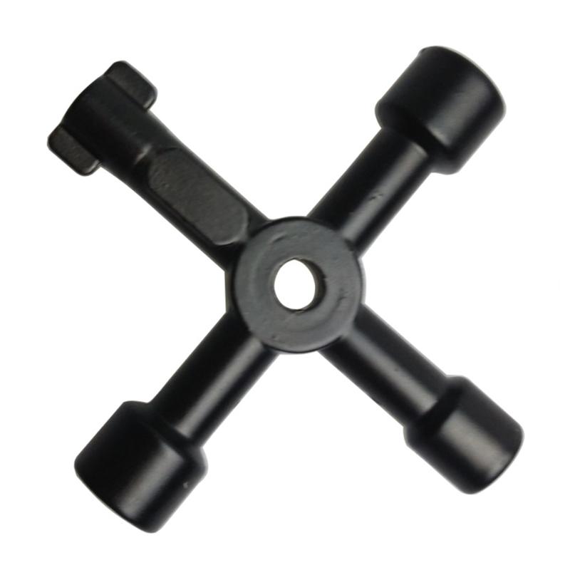 Multifunctional cross triangle key wrench water meter valve square hole key Electric cabinet wrench
Multifunctional cross triangle key wrench water meter valve square hole key Electric cabinet wrench