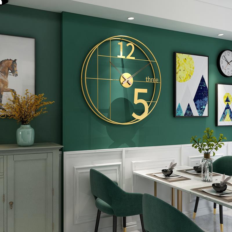 Nordic clock simple wall clock living room home decoration wall watch fashion luxury art creative