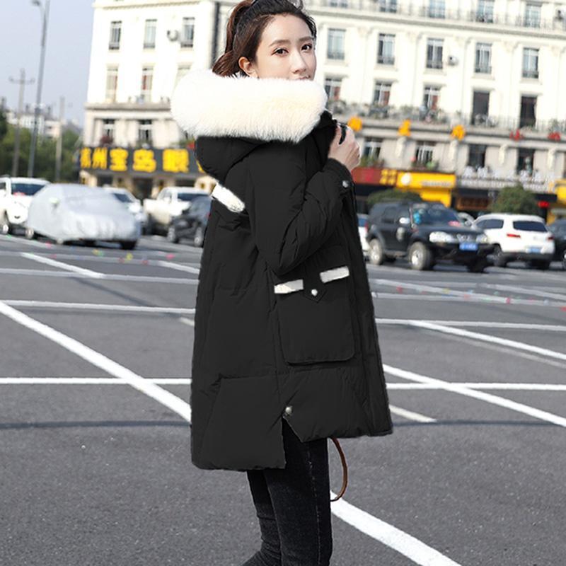 Winter women' Down Jacket 2020 New Cold-proof White Duck Down Outerwear Abrigo Mujer Casual Natural Fur collar Parka Overcoat1, Black
Winter women' Down Jacket 2020 New Cold-proof White Duck Down Outerwear Abrigo Mujer Casual Natural Fur collar Parka Overcoat1, Black