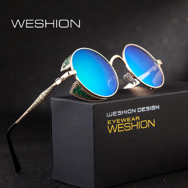 Round Steampunk Sunglasses Polarized Men Sunglases Women Goggles 2020 Brand Design Punk Oculos Gothic Shades Gafas De Sol Mujer
Round Steampunk Sunglasses Polarized Men Sunglases Women Goggles 2020 Brand Design Punk Oculos Gothic Shades Gafas De Sol Mujer
