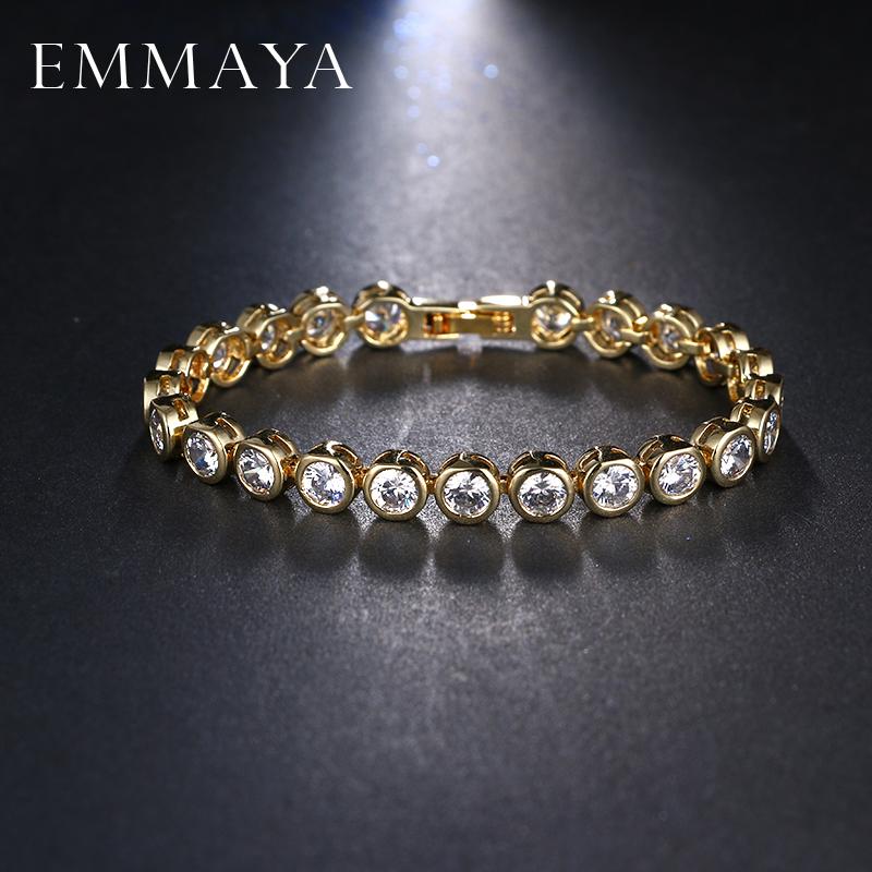 EMMAYA Top Quality Exquisite Round Cz Bracelet Rose Gold-Color Bracelet Austrian Crystals Jewelry Big Discount
EMMAYA Top Quality Exquisite Round Cz Bracelet Rose Gold-Color Bracelet Austrian Crystals Jewelry Big Discount