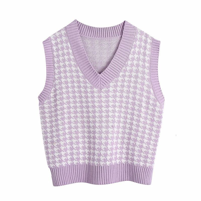 2021 New Women Fashion Plaid Casual Loose Knitted Vest Sweater v Neck Sleeveless Elegant Female Waistcoat Office Ladies Chic Tops 2737, Wd690pi
2021 New Women Fashion Plaid Casual Loose Knitted Vest Sweater v Neck Sleeveless Elegant Female Waistcoat Office Ladies Chic Tops 2737, Wd690pi
