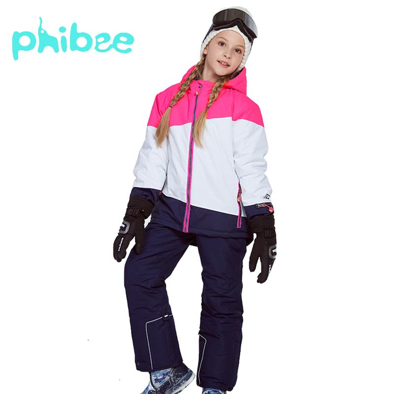 Phibee Winter Suit For Girl Kids Clothes Ski Suit Warm Waterproof Windproof Snowboard Sets Winter Jacket Children Clothing, Black
Phibee Winter Suit For Girl Kids Clothes Ski Suit Warm Waterproof Windproof Snowboard Sets Winter Jacket Children Clothing, Black