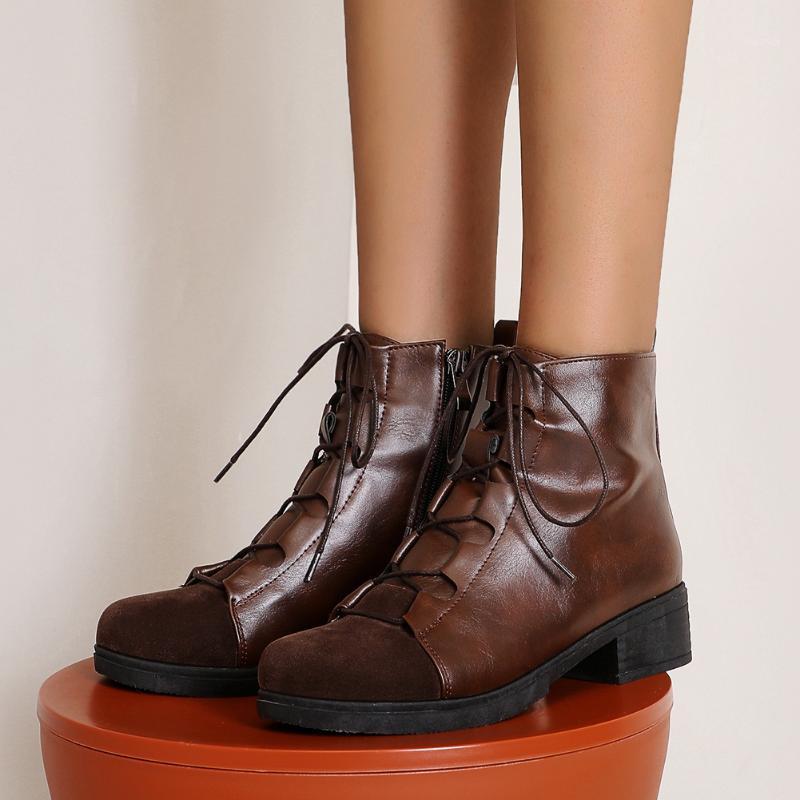 Brand New plus Size 44 Top Quality Chunky Heels Shoelaces Fashion Winter Woman Shoes Ankle Boots Female Feetwear1, Black
Brand New plus Size 44 Top Quality Chunky Heels Shoelaces Fashion Winter Woman Shoes Ankle Boots Female Feetwear1, Black