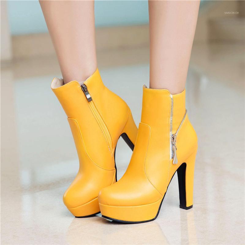 New Fashion High Heels Boots Women Winter 2020 Sexy Platform Ankle Boots For Women Black Red Yellow White Ladies Shoes1, Beige 
New Fashion High Heels Boots Women Winter 2020 Sexy Platform Ankle Boots For Women Black Red Yellow White Ladies Shoes1, Beige