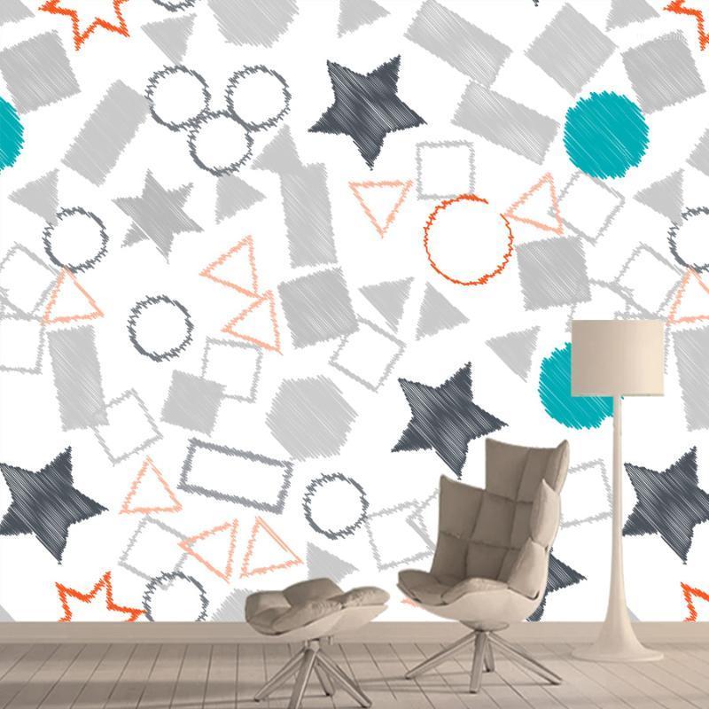 Custom Any Size Cartoon Geometric 3D Wallpaper Wall Papers Home Decor for Kids Living Room Bedroom Wallpapers House Murals Rolls1, Non woven material
Custom Any Size Cartoon Geometric 3D Wallpaper Wall Papers Home Decor for Kids Living Room Bedroom Wallpapers House Murals Rolls1, Non woven material