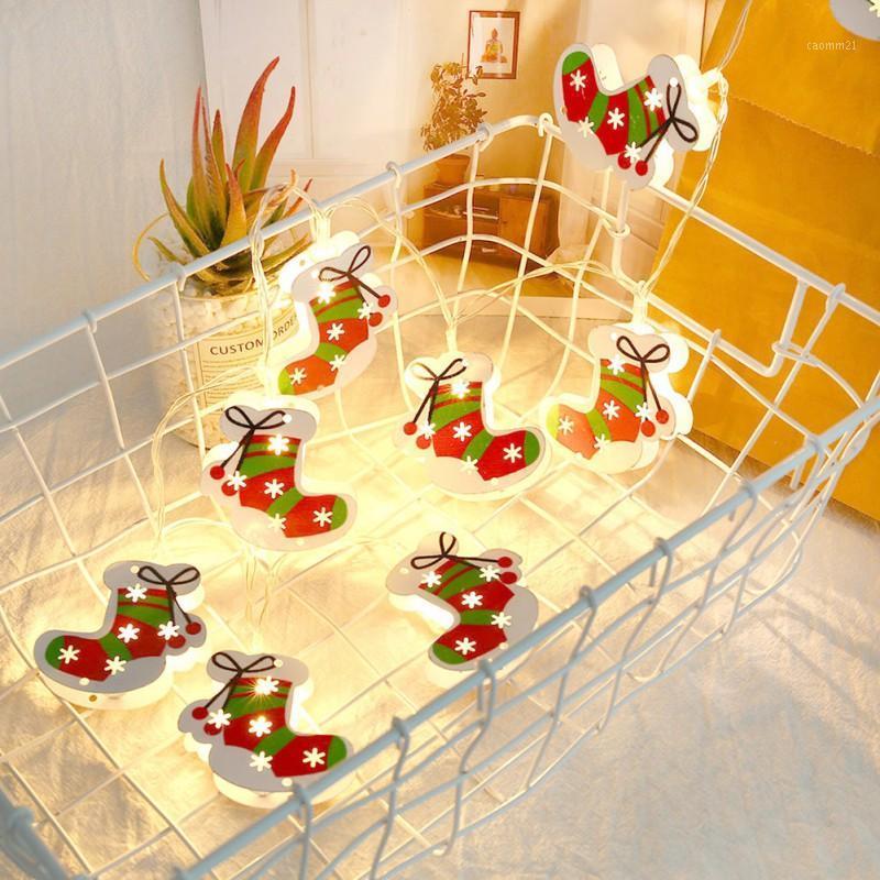 1 Piece Of Meta For Festive Decoration Merry Christmas Double-faced Christmas Stocking LED String - Warm White1
1 Piece Of Meta For Festive Decoration Merry Christmas Double-faced Christmas Stocking LED String - Warm White1