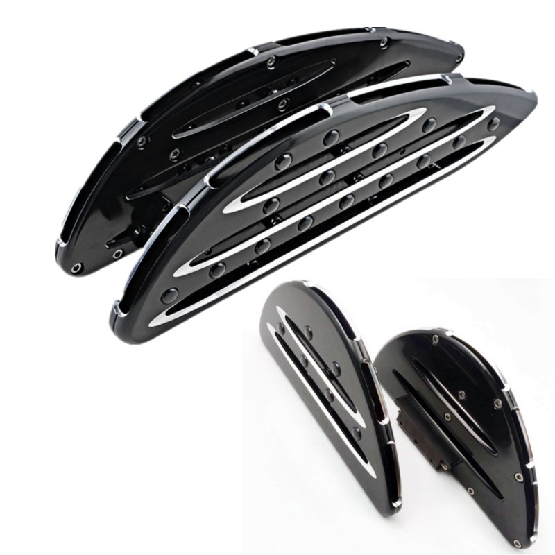 Black Sets CNC Deep Edge Cut Front Drive Extension + Enlarge Rear Passengers Footboard Floorboardsto For Harley Touring Dyna 1986-2019
Black Sets CNC Deep Edge Cut Front Drive Extension + Enlarge Rear Passengers Footboard Floorboardsto For Harley Touring Dyna 1986-2019