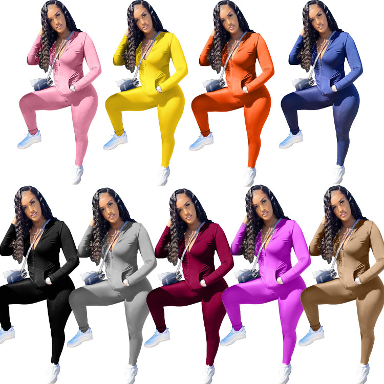 women designers clothes 2020 hot selling sports comfortable and simple womens elastic fabric pants cardigan two piece set trackusit, White
women designers clothes 2020 hot selling sports comfortable and simple womens elastic fabric pants cardigan two piece set trackusit, White
