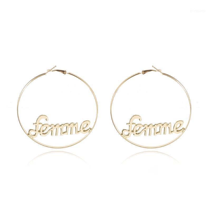 New Exaggerated Femme Lettered Big Hoop Earrings for Women Sexy Hip-hop Round Earring Hollow Out 2020 Statement Fashion Jewelry1
New Exaggerated Femme Lettered Big Hoop Earrings for Women Sexy Hip-hop Round Earring Hollow Out 2020 Statement Fashion Jewelry1
