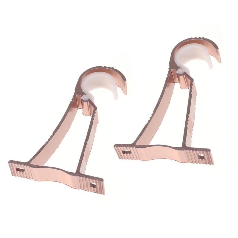 2Pcs Thicker Roman Style Curtain Rod Aluminum Alloy Single Bracket Curtain Rod Drapery Pole (Rose Gold
2Pcs Thicker Roman Style Curtain Rod Aluminum Alloy Single Bracket Curtain Rod Drapery Pole (Rose Gold