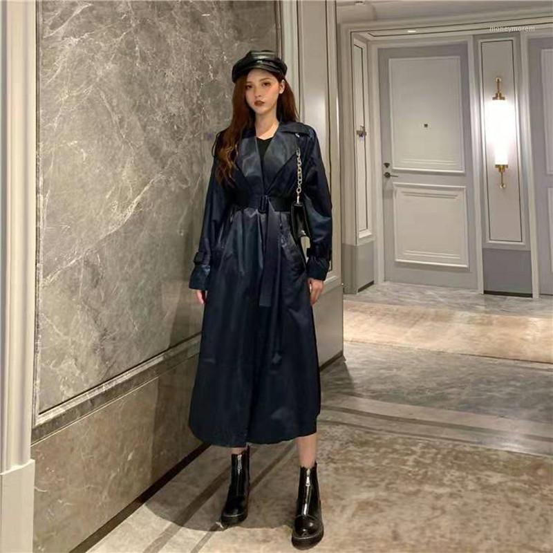 Autumn Ladies Long Windbreaker Coat Fashion Loose Retro Over The Knee Lace-Up Motorcycle Coats Women1, Black
Autumn Ladies Long Windbreaker Coat Fashion Loose Retro Over The Knee Lace-Up Motorcycle Coats Women1, Black