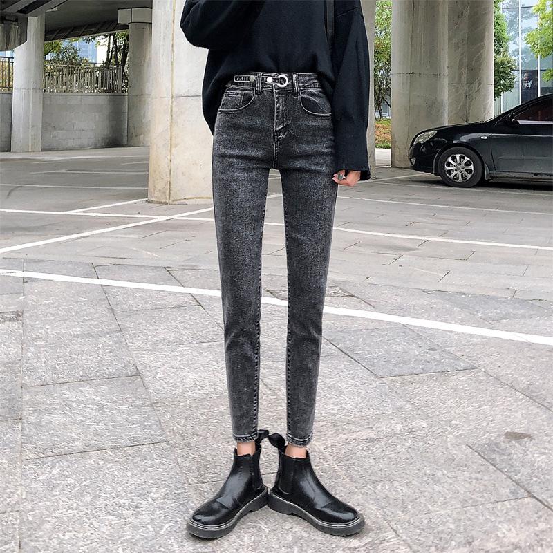 Grey Zipper Bleach Wash Skinny Casual Jeans Women Bottoms 2020 Streetwear Mid Waist Buttoned Denim Trousers, Blue
Grey Zipper Bleach Wash Skinny Casual Jeans Women Bottoms 2020 Streetwear Mid Waist Buttoned Denim Trousers, Blue