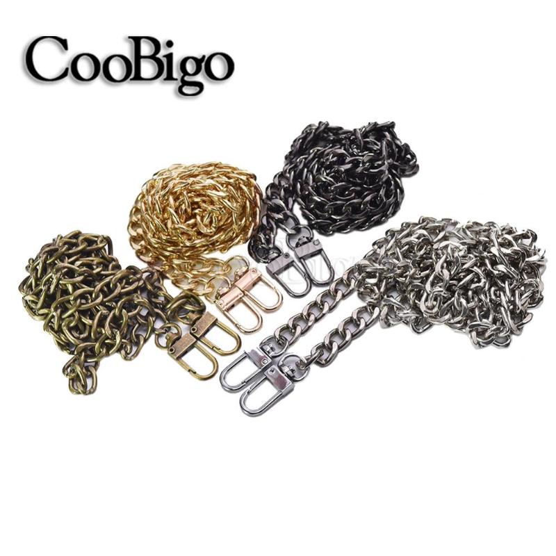 2pcs Length 1.2M Flat Metal DIY Link Chain With Hook for Women Handbag Shoulder Strap Bag Garment Parts Width 9mm
2pcs Length 1.2M Flat Metal DIY Link Chain With Hook for Women Handbag Shoulder Strap Bag Garment Parts Width 9mm