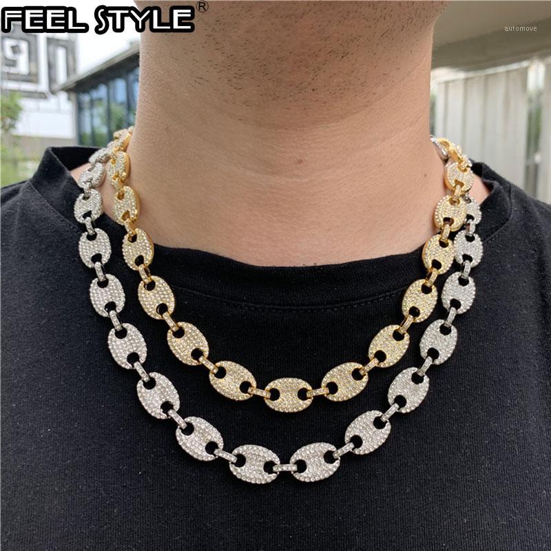 Multicolour Coffee Iced Out Alloy Bean Pig Nose Rhinestone Necklace Charm Link Chain Bling Necklaces for Men HIP HOP Jewelry1 
Multicolour Coffee Iced Out Alloy Bean Pig Nose Rhinestone Necklace Charm Link Chain Bling Necklaces for Men HIP HOP Jewelry1