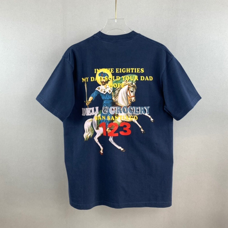 2022 Spring Summer USA knight Puff Print Vintage T shirts Mens Tshirt Women Clothes Casual Cotton Tee, Navy blue tee
2022 Spring Summer USA knight Puff Print Vintage T shirts Mens Tshirt Women Clothes Casual Cotton Tee, Navy blue tee