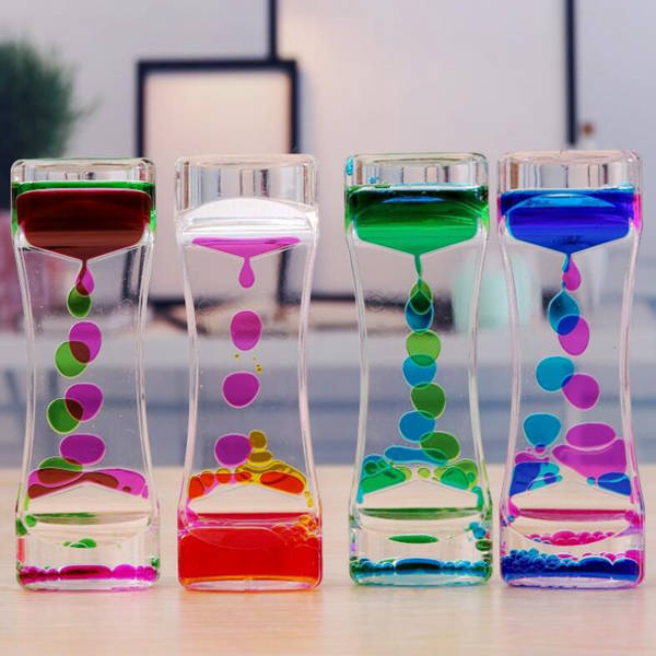Floating Color Mix Illusion Timer Liquid Motion Visual Slim liquid Oil Glass Acrylic Hourglass Timer Clock Ornament Desk
Floating Color Mix Illusion Timer Liquid Motion Visual Slim liquid Oil Glass Acrylic Hourglass Timer Clock Ornament Desk