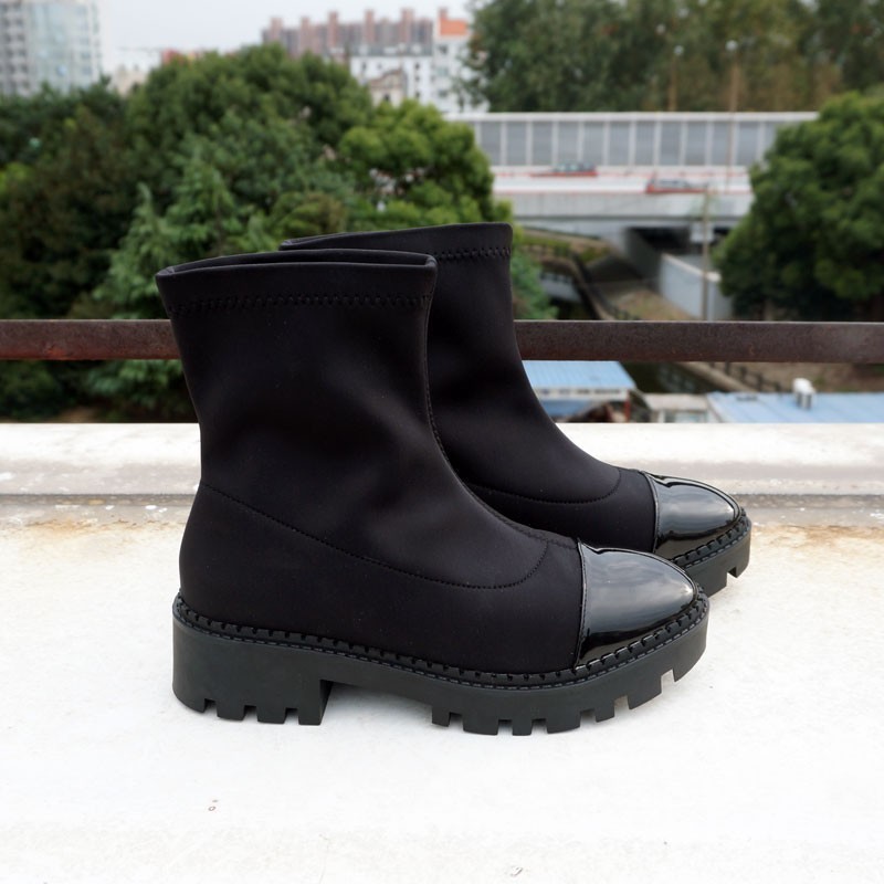 RASMEUP Stretch Womens Sock Sneakers Fashion Women Platform Ankle Socks Sneakers Casual Woman Short Boots Ladies Shoes 201105