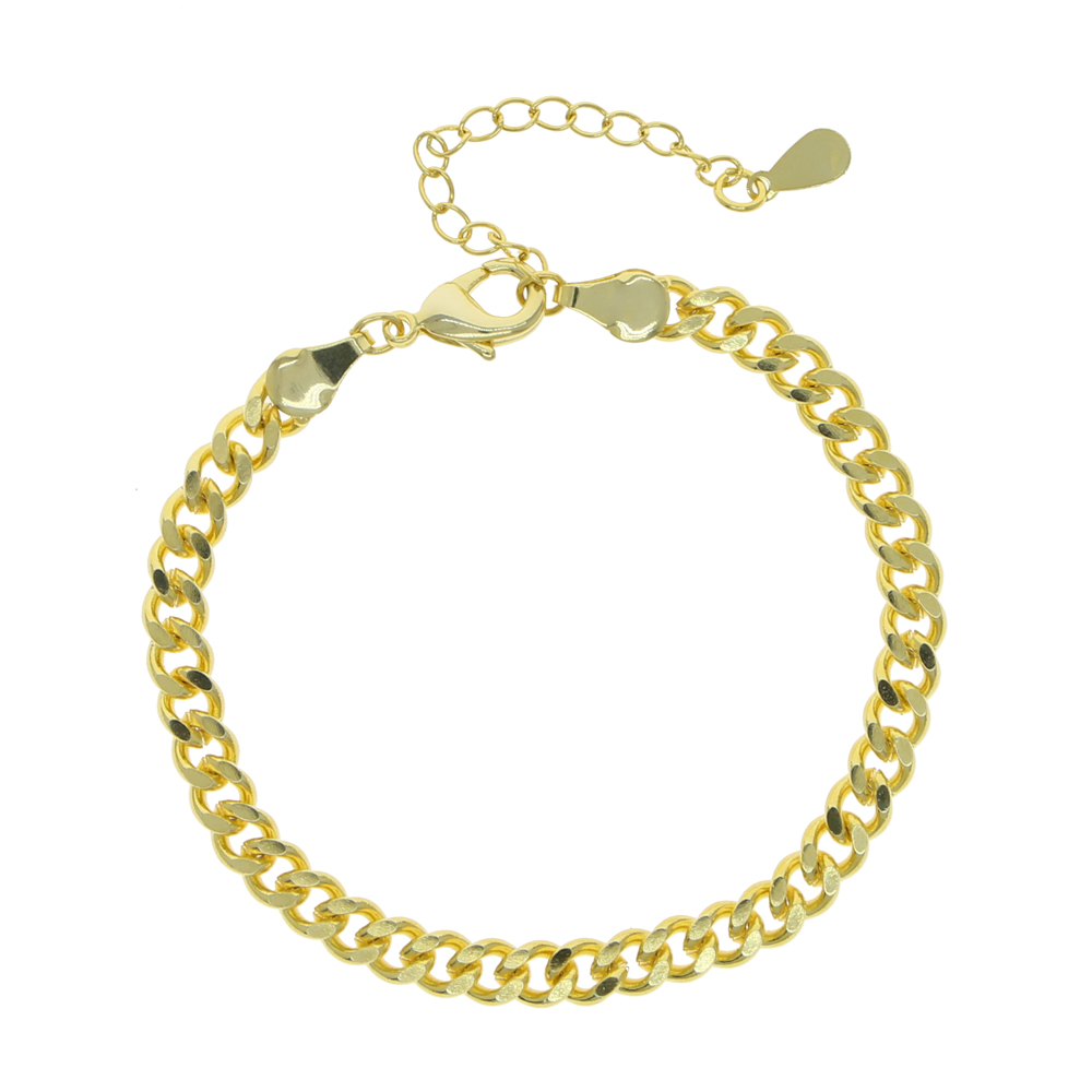 classic Hip Hop 5mm Miami Cuban Link Chain Choker Necklace Gold silver Color Basic Punk Curb Cuban Link Chain Jewelry For Women Girls