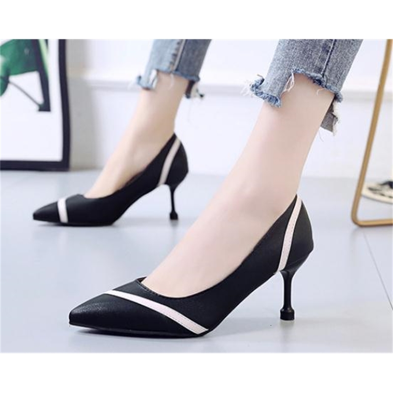 2021 Women's Shoes in Spring and Autumn New Style Fine Heel Pointed End@3026 AJLW, Black
2021 Women's Shoes in Spring and Autumn New Style Fine Heel Pointed End@3026 AJLW, Black