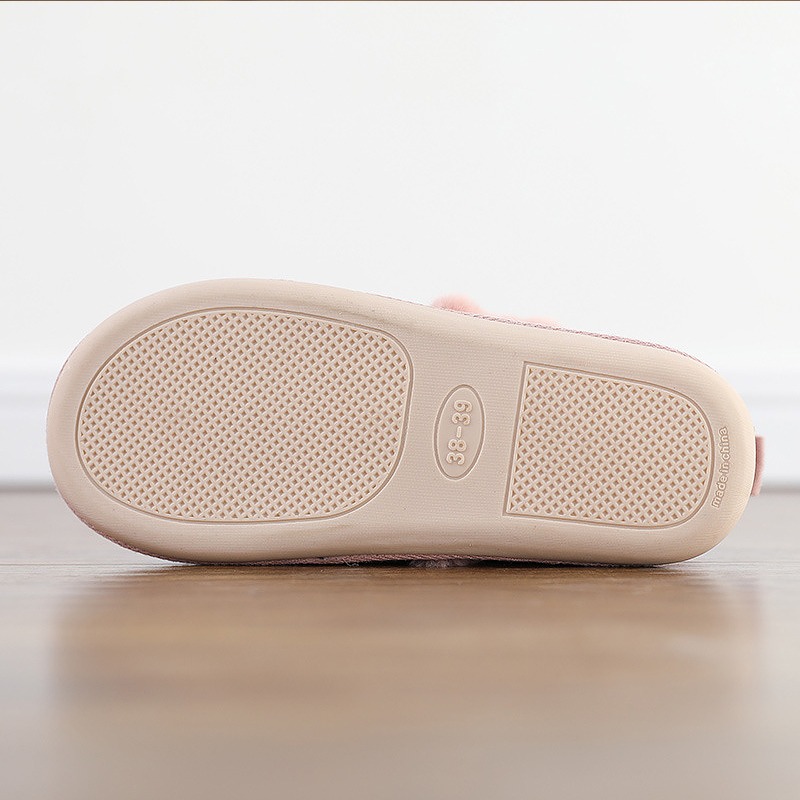 Women slippers home Wrapped Ladies Fur slippers woman Plush Non-slip Indoor slippers Winter new Unisex family shoes house 201104