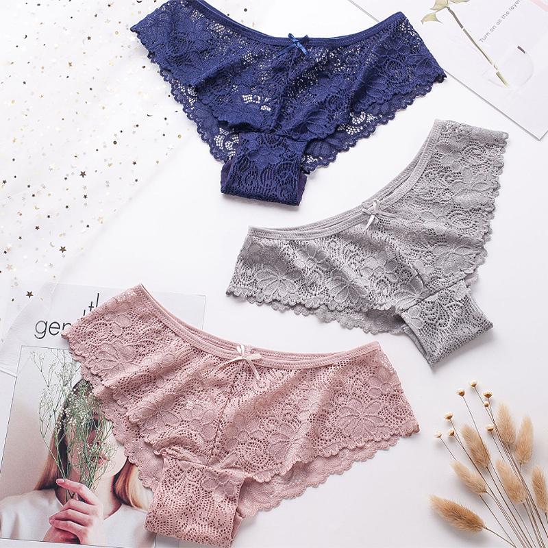 European and American sexy women's thong, breathable briefs, lace and hollow cotton bottom, W18-1
European and American sexy women's thong, breathable briefs, lace and hollow cotton bottom, W18-1
