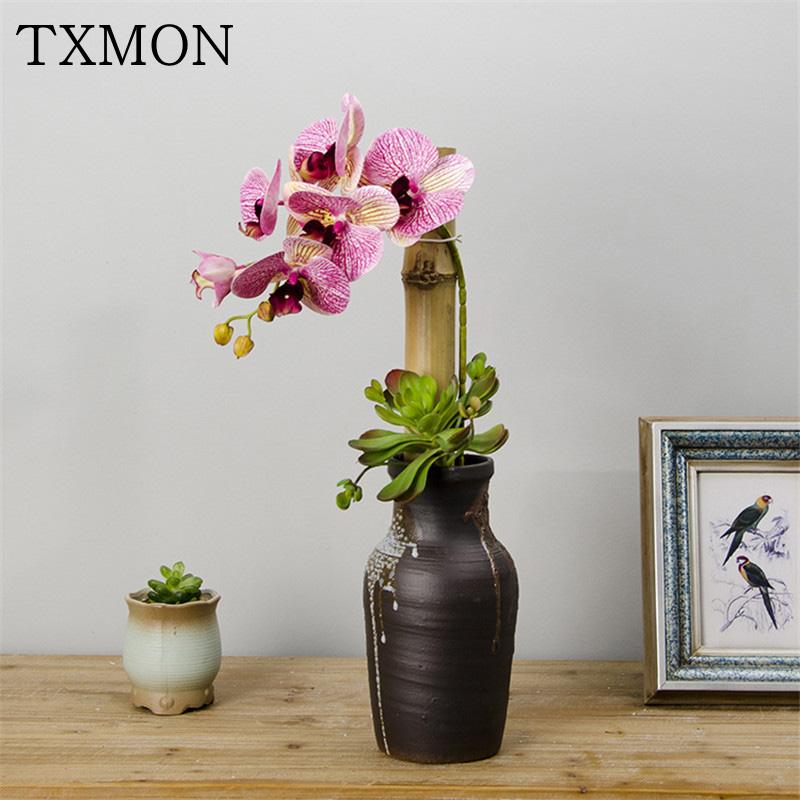 Real Touch Butterfly Orchid Artificial Flowers For Home Hotel Room Decoration Fake Flower 6 Heads 70cm, Pink
Real Touch Butterfly Orchid Artificial Flowers For Home Hotel Room Decoration Fake Flower 6 Heads 70cm, Pink