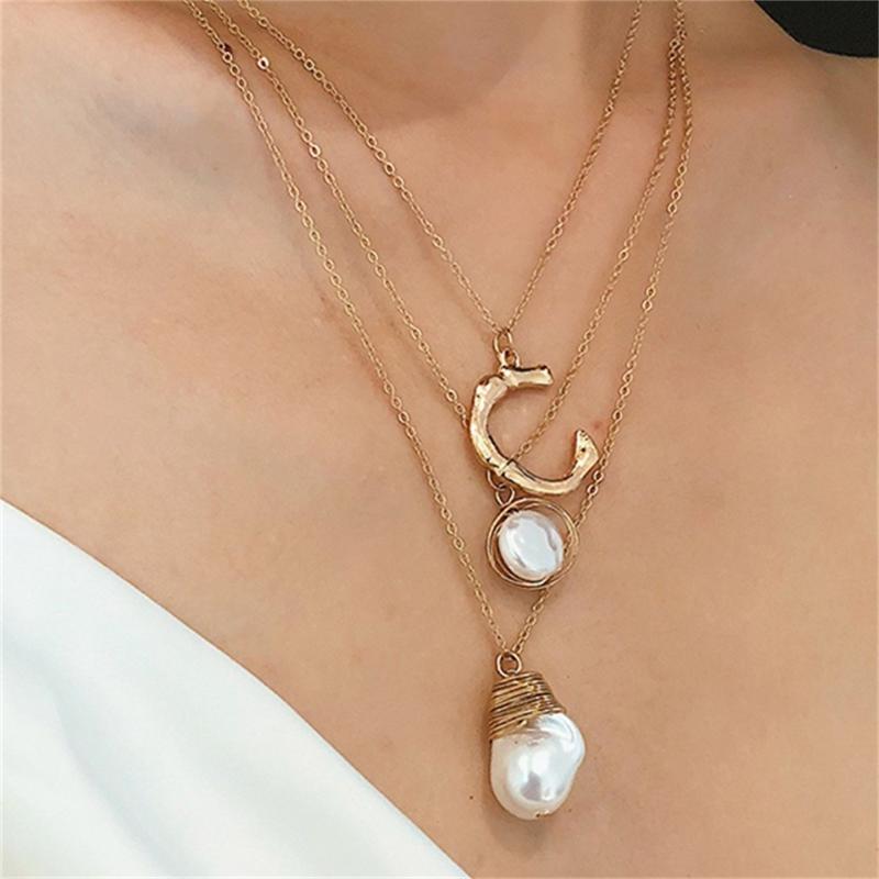 Gofuly Necklace Women Personality Mix Necklace Multi Layer Profiled Pearl Rice Beads Collar Chain Jewelry Collares De Moda 2020
Gofuly Necklace Women Personality Mix Necklace Multi Layer Profiled Pearl Rice Beads Collar Chain Jewelry Collares De Moda 2020