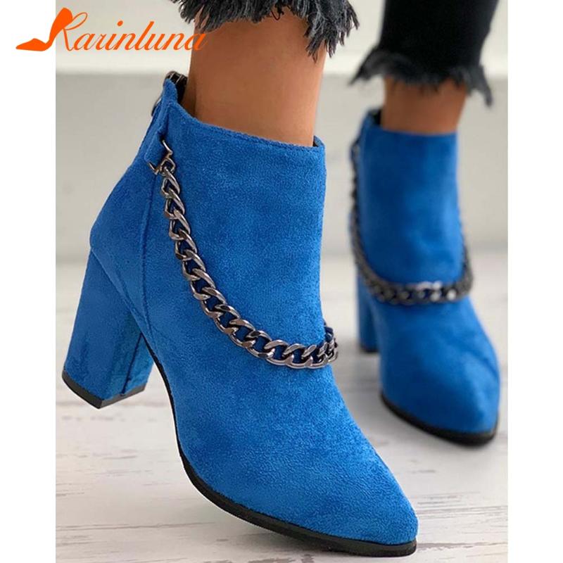 women's Leisure Fashion New Arrivals Design Shoes Women Flock Chains Stylish Women Ankel Boots Square Thick Heel Zip Up Footwear, Blue
women's Leisure Fashion New Arrivals Design Shoes Women Flock Chains Stylish Women Ankel Boots Square Thick Heel Zip Up Footwear, Blue