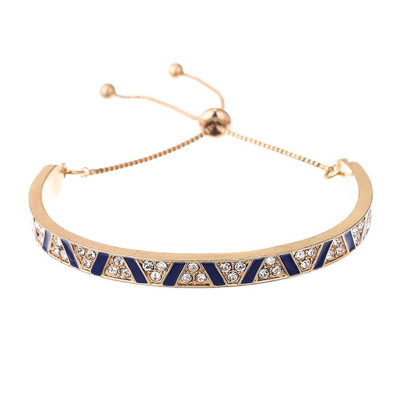 New Design Summer Style Gold Bracelet With Shine Exotic Stones & Stripes Europe Brand Bracelet For Women DIY Jewelry
New Design Summer Style Gold Bracelet With Shine Exotic Stones & Stripes Europe Brand Bracelet For Women DIY Jewelry