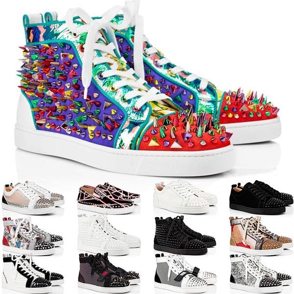 Newest Red Bottoms designer men women platform shoes Black White Blue Red Party Dress Leather Suede Sneakers Sports Casual Shoe Size 35-47
Newest Red Bottoms designer men women platform shoes Black White Blue Red Party Dress Leather Suede Sneakers Sports Casual Shoe Size 35-47