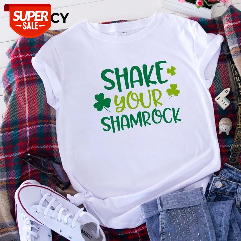 JFUNCY Plus Size Women Casual T-shirt SHAKE YOUR SHAMROCK Letter Graphic Summer Cotton Shirts Female Harajuku Tshirt Tops Tees #y60Z, White
JFUNCY Plus Size Women Casual T-shirt SHAKE YOUR SHAMROCK Letter Graphic Summer Cotton Shirts Female Harajuku Tshirt Tops Tees #y60Z, White